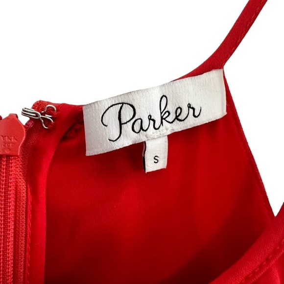 🌺PARKER Tribal Betsey Drape Romper w/ Pockets in Rampart Red Size Small🌺 - Picture 9 of 9